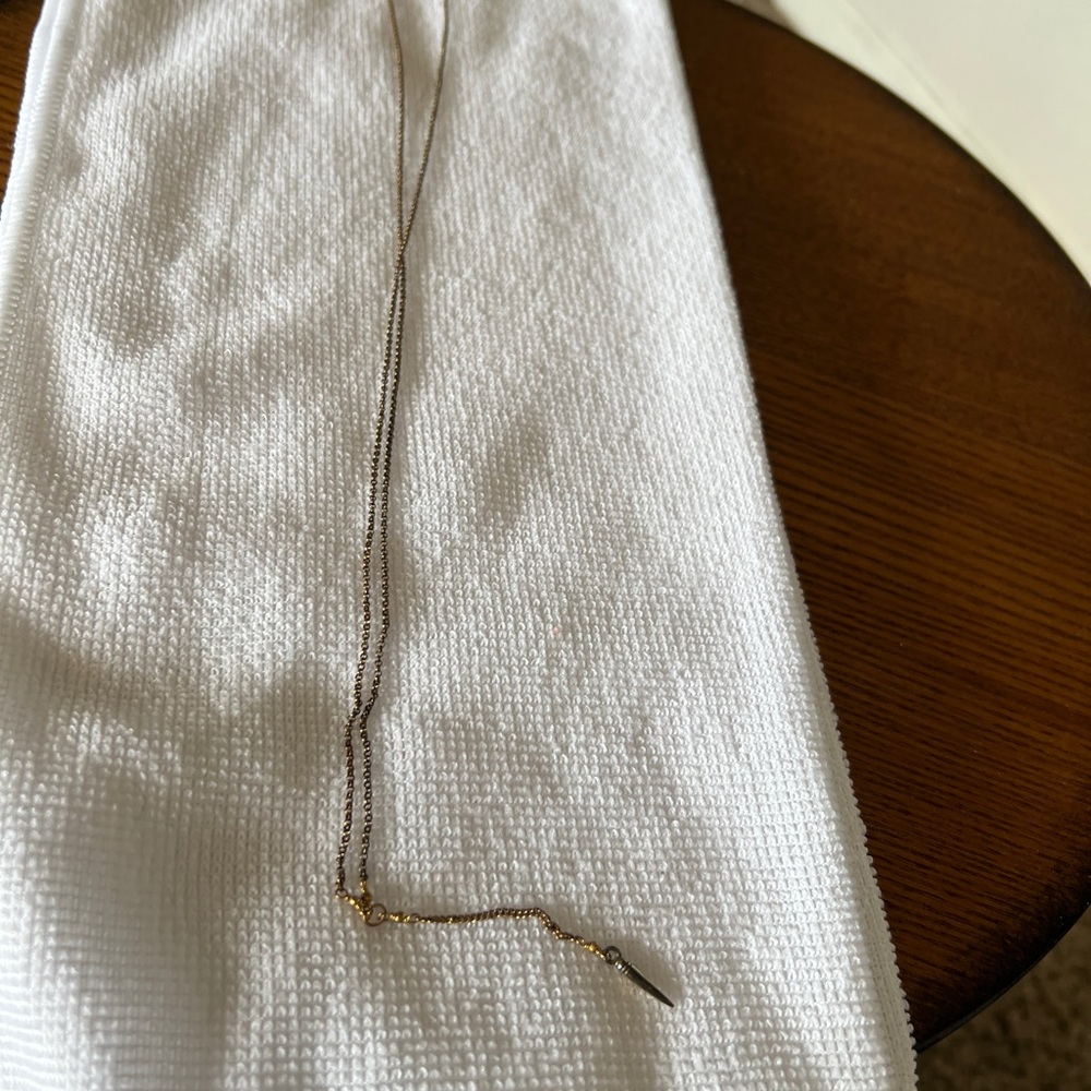 Chan Luu Gold Bar Lariat Necklace